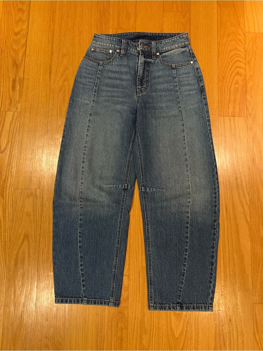 Women’s Barrel High-Rise Relaxed Jeans - Blue